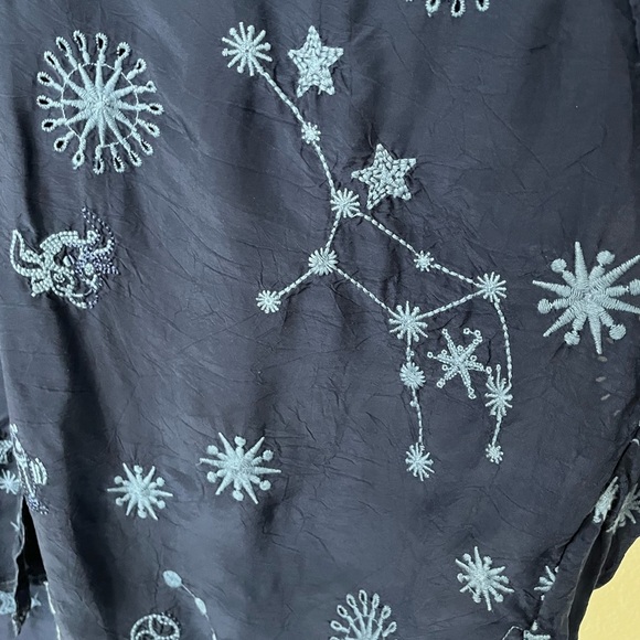 Johnny Was Zodiac Button Down Blouse - Picture 4 of 6